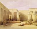 David Roberts 24 The Interior Of The Temple Of Medinet Habu 1280x1024